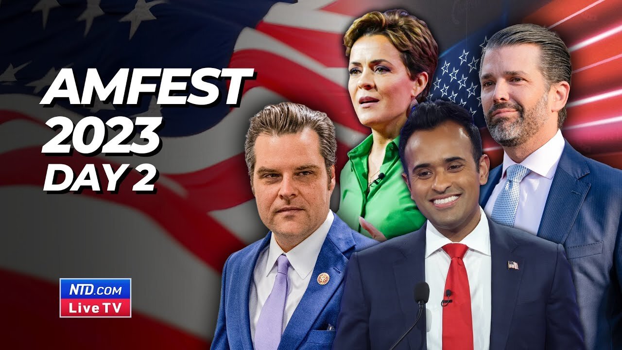 AmericaFest 2023 Day 2 –Kari Lake, MTG, Vivek, Matt Gaetz, Don Jr, Roger Stone, Steve Bannon