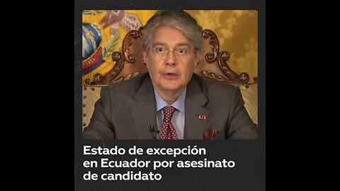 Guillermo Lasso se pronuncia tras el asesinato de Fernando Villavicencio
