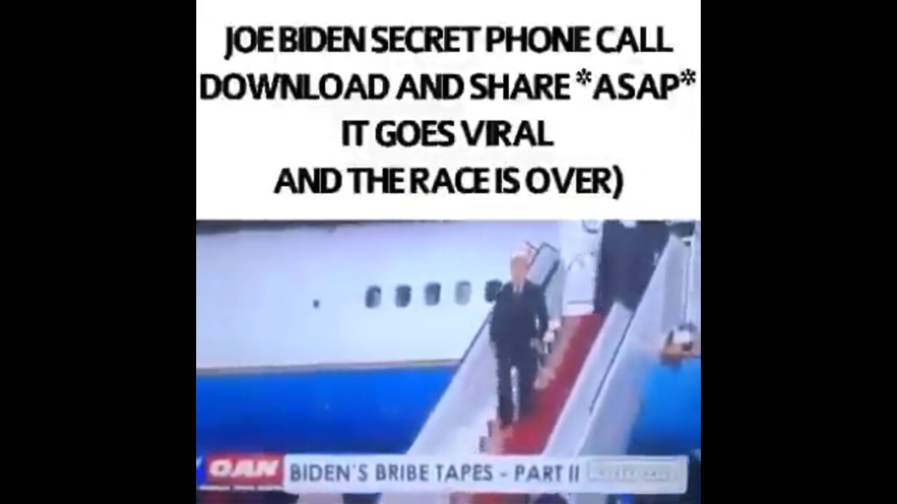 Poroshenko/Biden secret call that Twitter released me for.