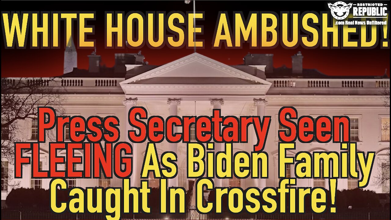White House Ambushed! Press Secretary Seen Fleeing As Biden Family Caught In Crossfire!