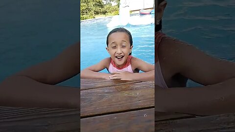 Cool little mermaid short but a fail too!!!! I can't believe I fell. #short #summer #pool