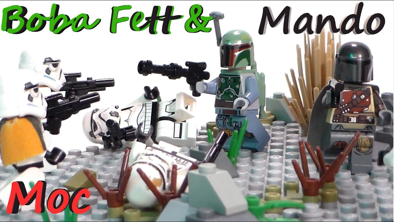 Lego Boba Fett and Mandalorian Moc!