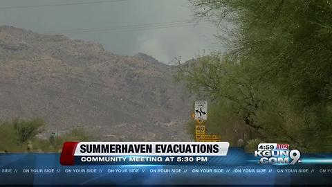 Burro Fire: Residents evacuating on Mount Lemmon