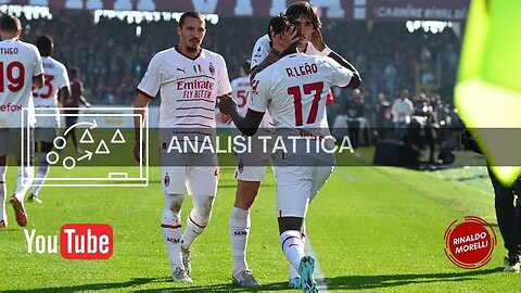 SALERNITANA-MILAN, analisi tattica. TONALI e il "piolismo" che porta LEAO al gol!