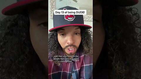 Day 14 of being a DUDE! Follow me on my transition journey! #shorts