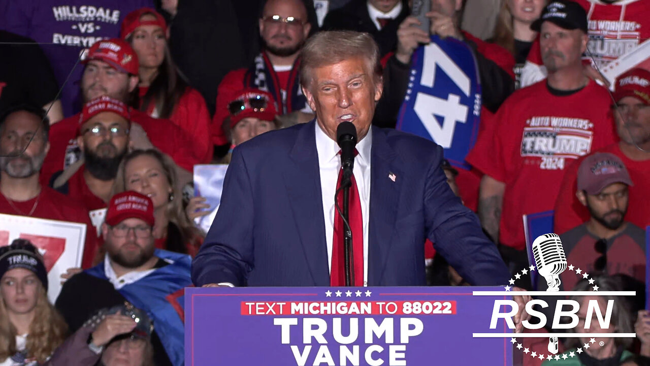 FULL SPEECH: President Trump Holds a Rally in Novi, MI - 10/26/24