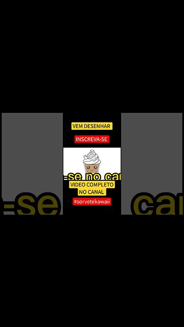 COMO DESENHAR SORVETE KAWAII FÁCIL #desenho #shorts #desenhofacil #desenholivre #desenhofofo
