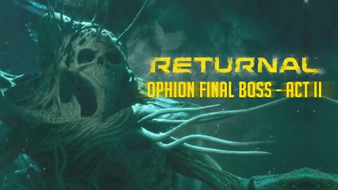 Returnal Final Boss Battle of Act 2 Ophion 4K Gameplay (PS5)