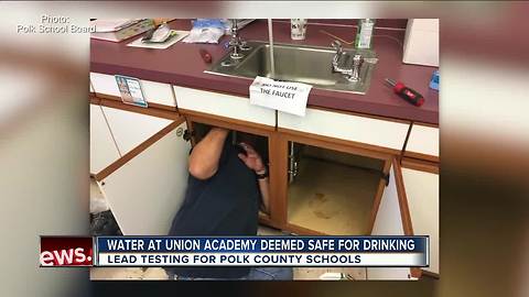 Water at Union Academy deemed safe for drinking