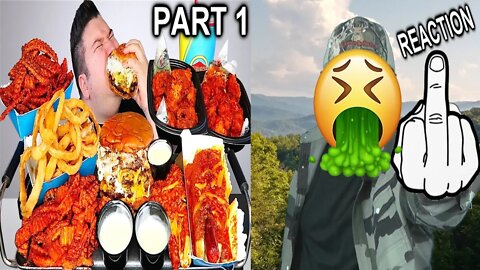 The Best Burger I've Ever Had - Fatburger - Mukbang (More Nikocado) (PART 1) REACTION!!! (BBT)