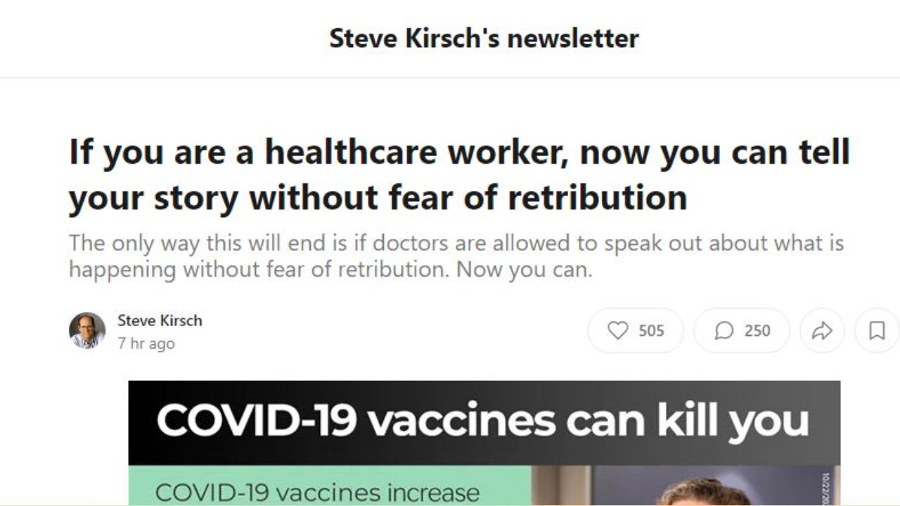 New Tool For Healthcare Workers to Submit Vaccine Injury Stories