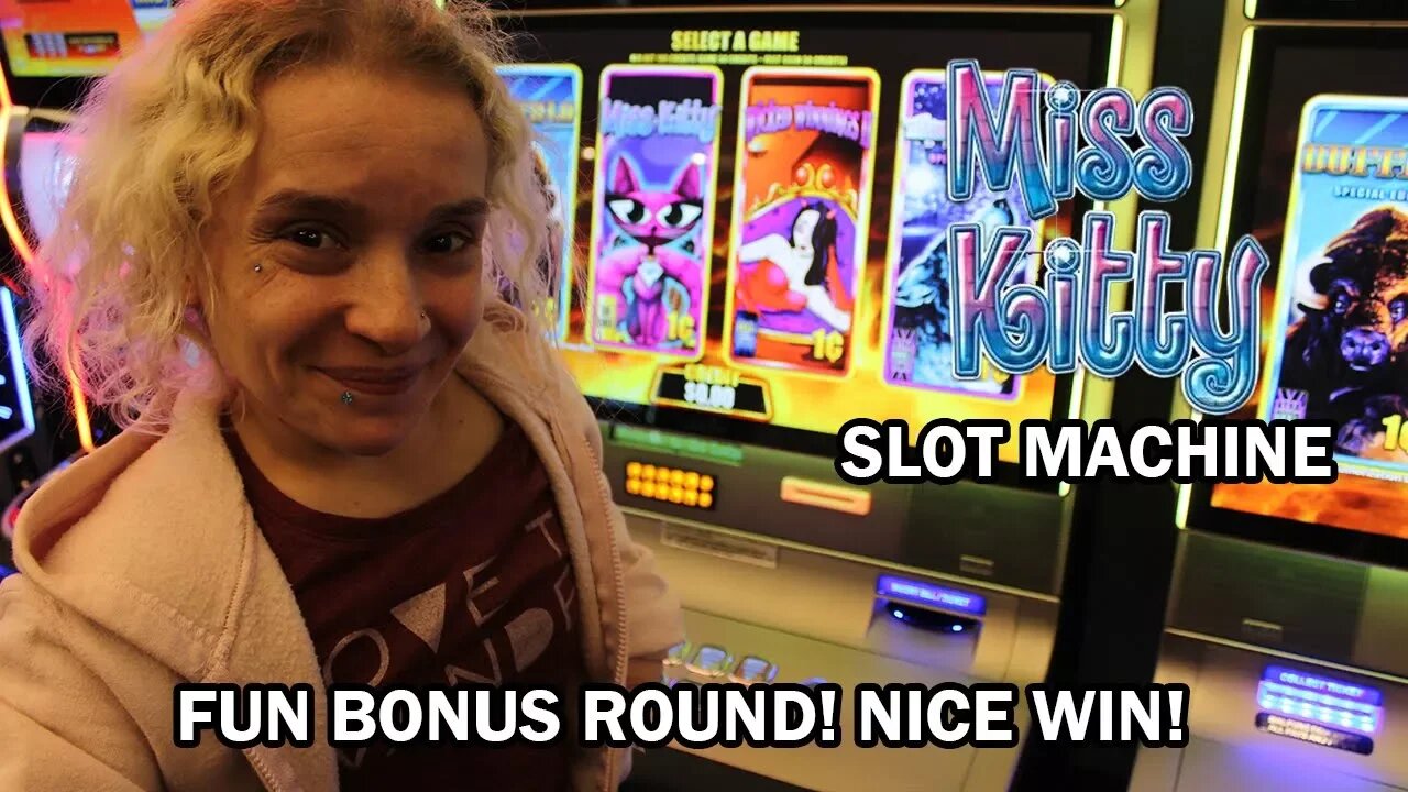 Sassee Cassee SLOT PLAY! MISS KITTY WIN!! Slot Ladies