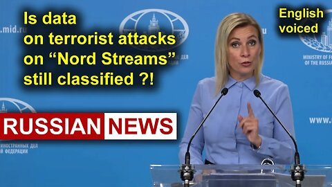 September 26 marks one year since the terrorist attacks on the Nord Stream gas pipelines! Russia