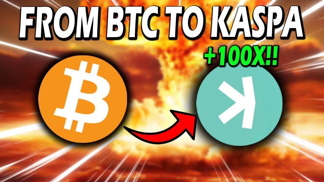 THE TRANSITION FROM BTC TO KASPA BEGINS!! WATCH THIS VIDEO NOW!!