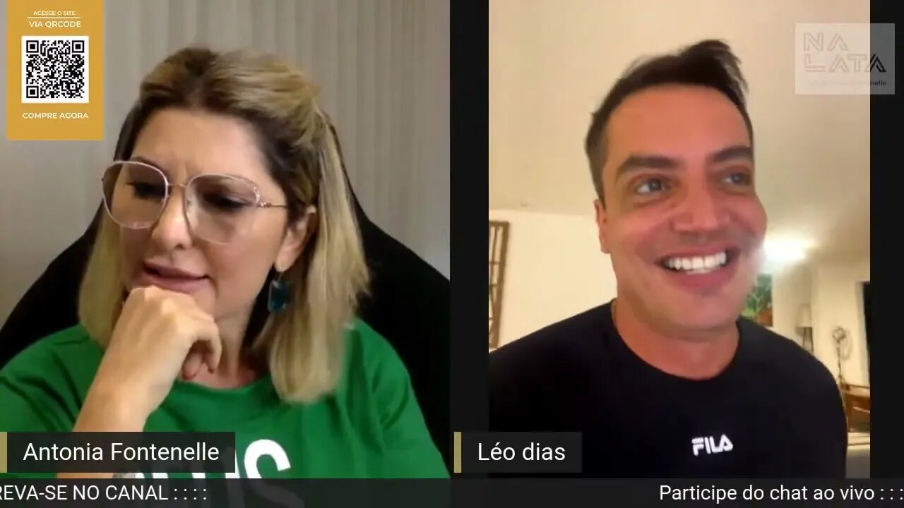 O LEO DIAS ENTROU NA MINHA LIVE E... Cortes do Na Lata com Leo Dias