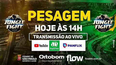 JUNGLE FIGHT 103 - PESAGEM | AO VIVO