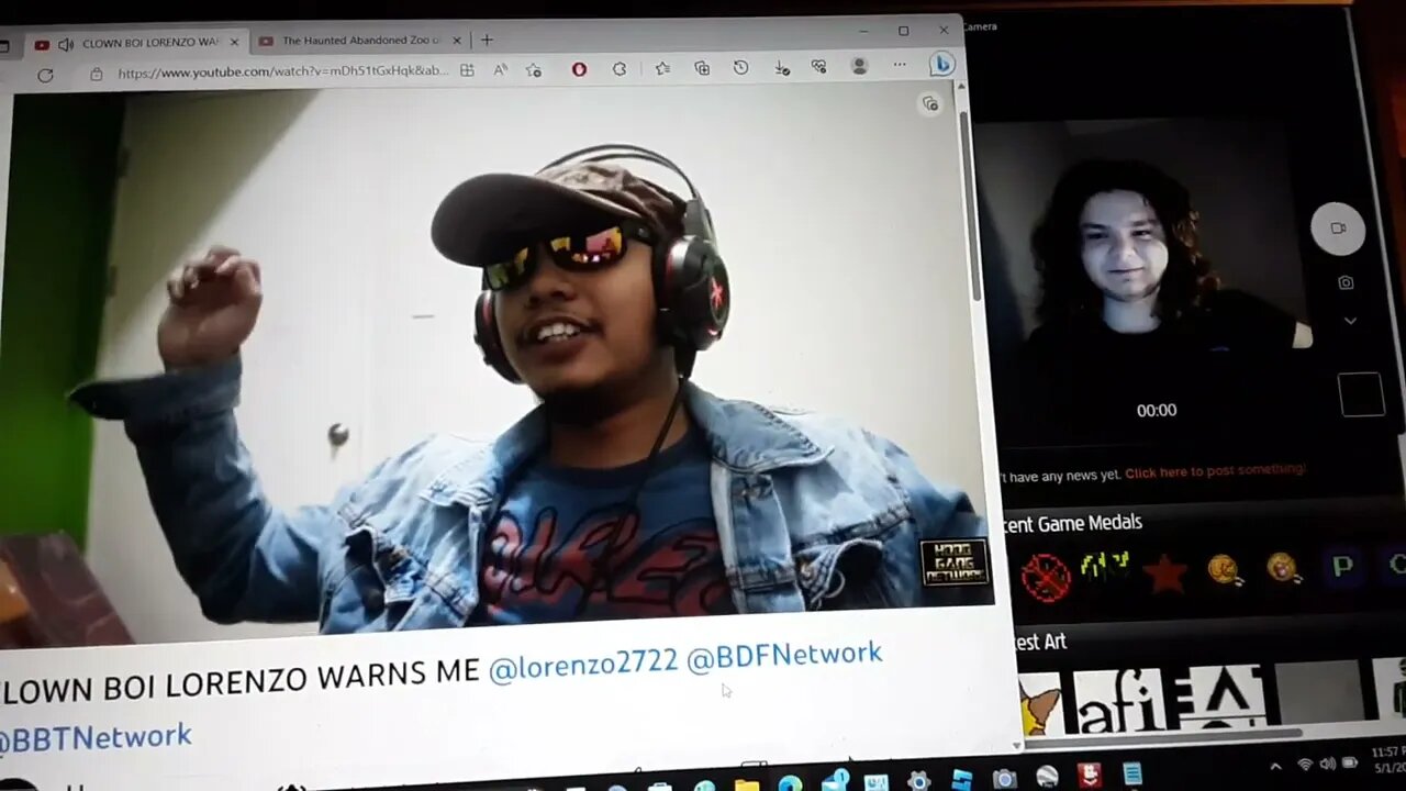 Reaction to CLOWN BOI LORENZO WARNS ME By Hood Gang Network