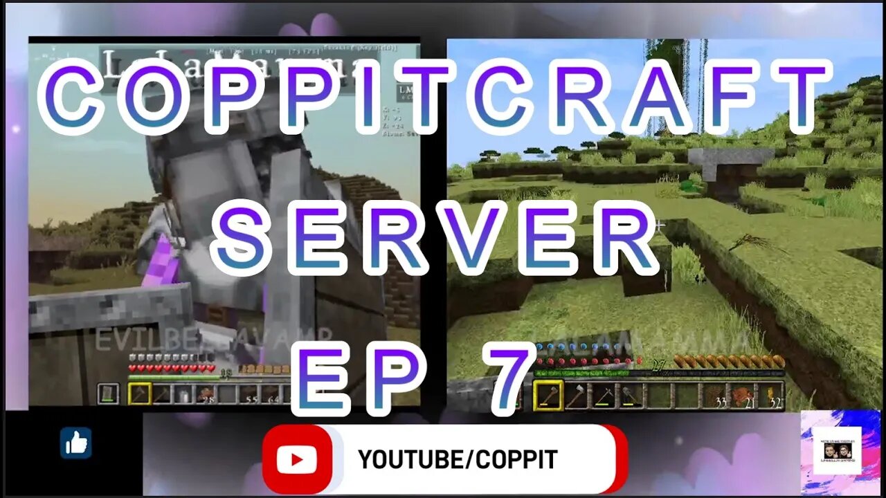 #MINECRAFT Those Pesky Pillagers! It's A New World: CoppitCraft Season 1 EP 7