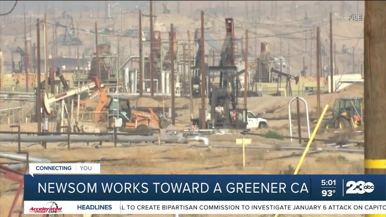 Newsom works towards a greener California