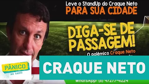 Craque Neto vai fazer stand up em SP:"meu advogado diz que vou ter uns 200 processos a mais"