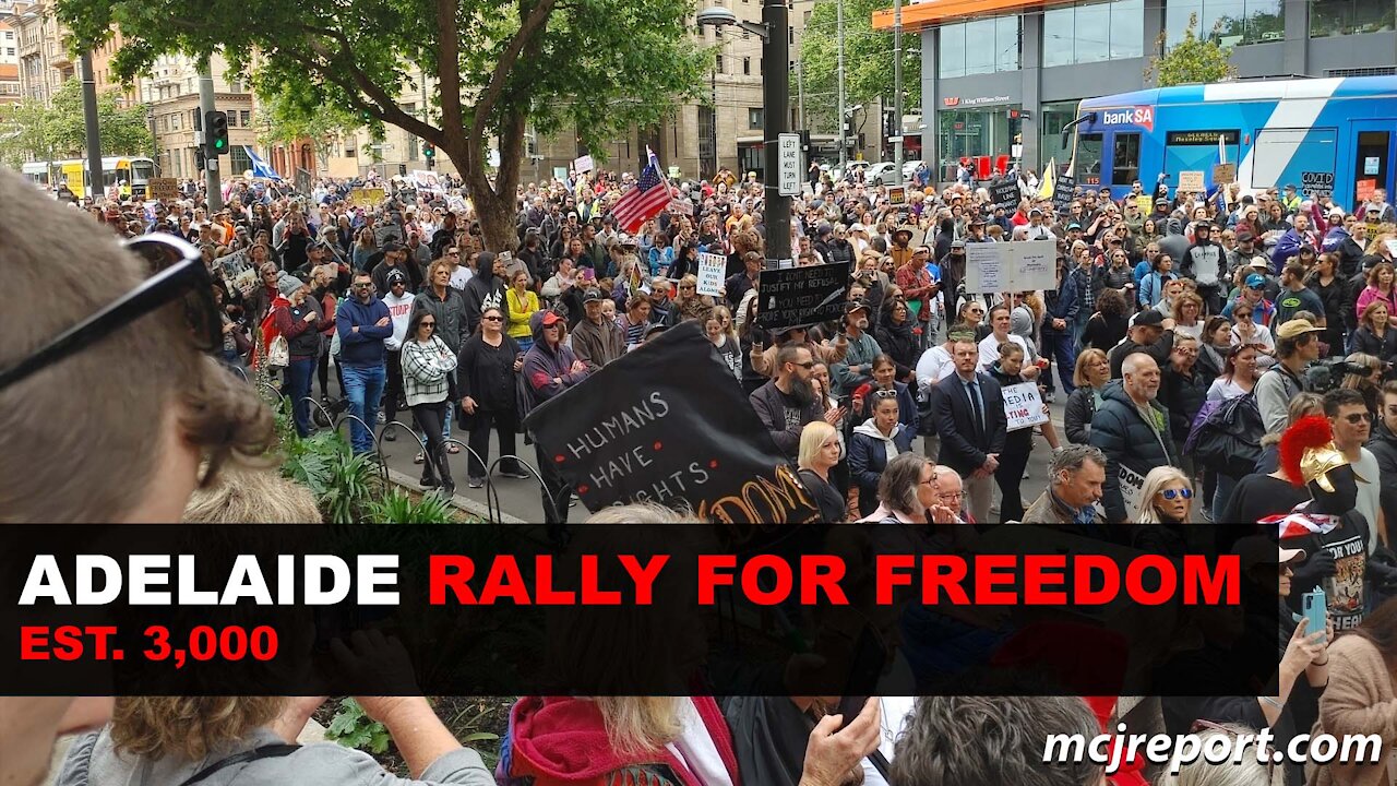 Adelaide freedom demonstration 16/10/21