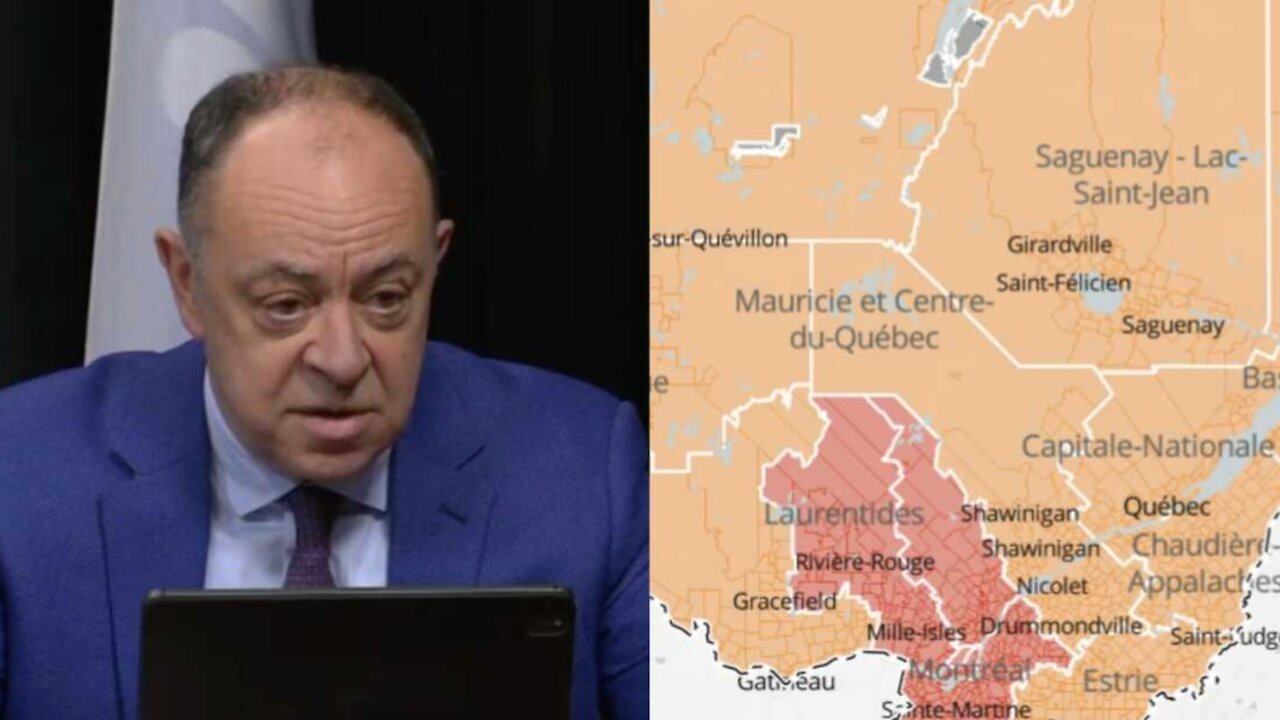 Près de 950 nouveaux cas de COVID-19 au Québec et voici les régions les plus touchées