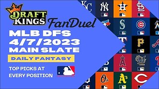 Dreams Top Picks MLB DFS Today Main Slate 4/7/23 Daily Fantasy Sports Strategy DraftKings FanDuel