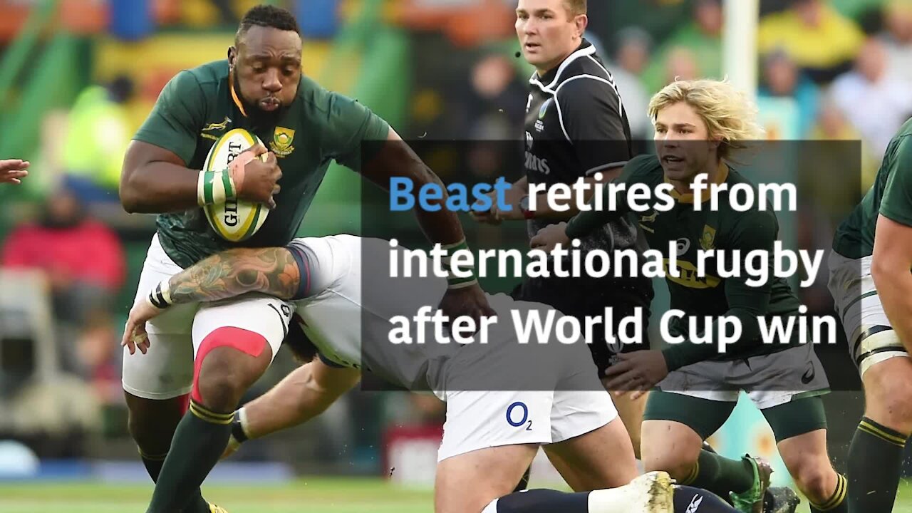 South Africa Cape Town - Tendai ‘Beast’ Mtawarira retires (Video) (GX3)