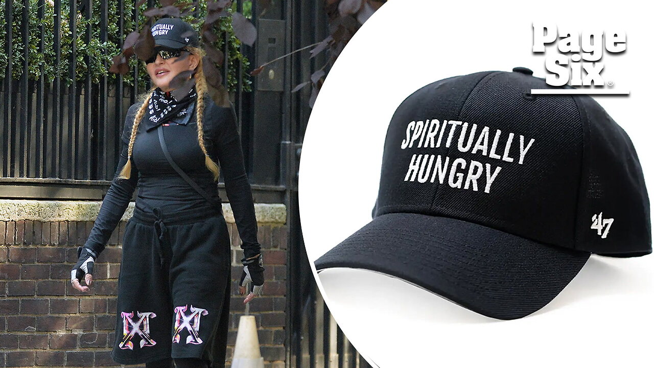 Madonna wears Kabbalah hat, her own merch as she steps out in NYC for a stroll