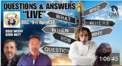 ⚡️World Updates + Q&A with Grass Roots Warrior Gov’na Kevin Hoyt & Sovereign Soul Show’s Brad Wozny