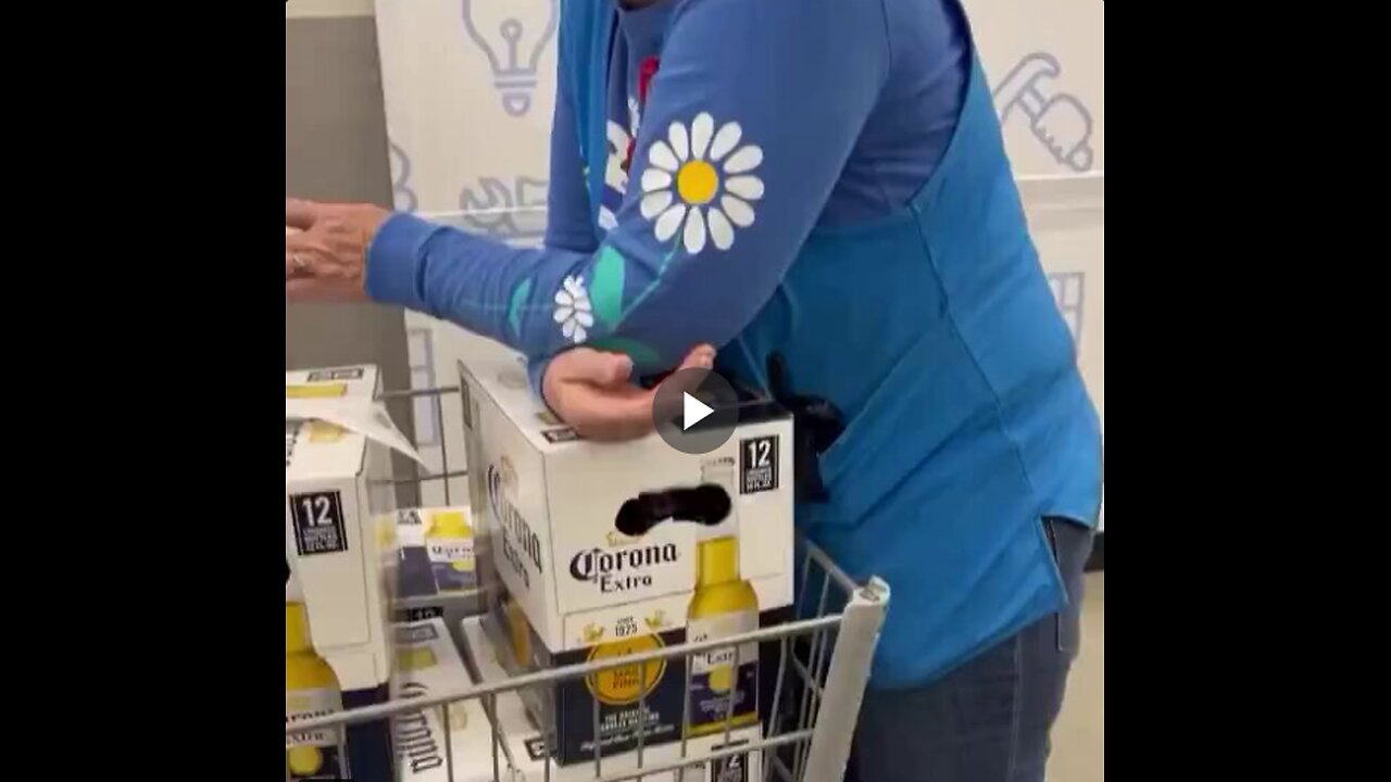Let the man leave with his beer.