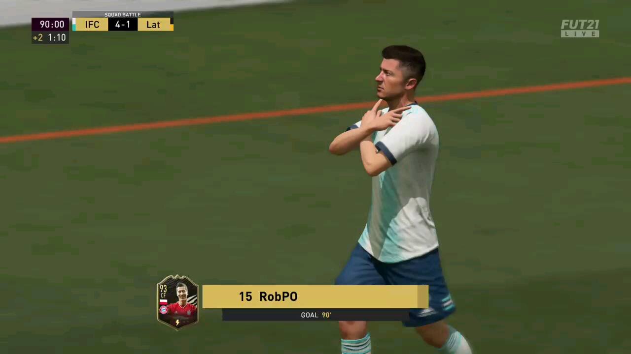 Fifa21 FUT Squad Battles - Robert Lewandowski goal