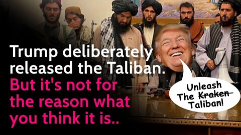 Trump deliberately released the Taliban - But it's not for the reason what you think it is.