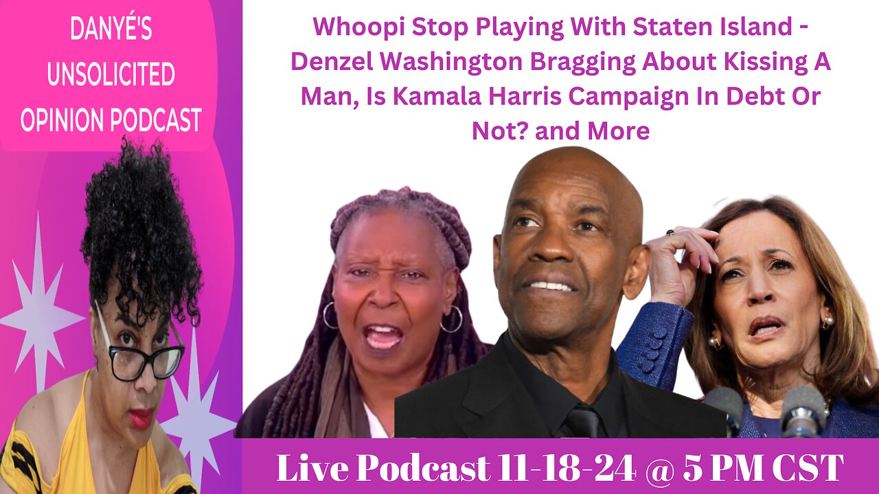 Whoopi Playing With Staten Island - Kamala Harris Campaign Debit - Alex Jones Bidding