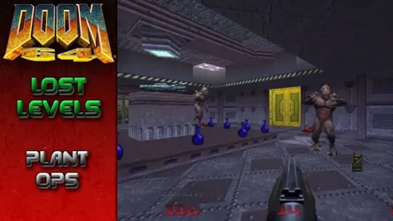 Doom 64: Lost Levels - Plant Ops (with commentary) PS4