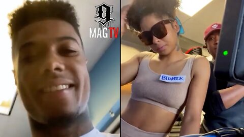 Blueface Got "GF" Chrisean Rock Working At His Restaurant With Mom! 👩🏽‍🍳