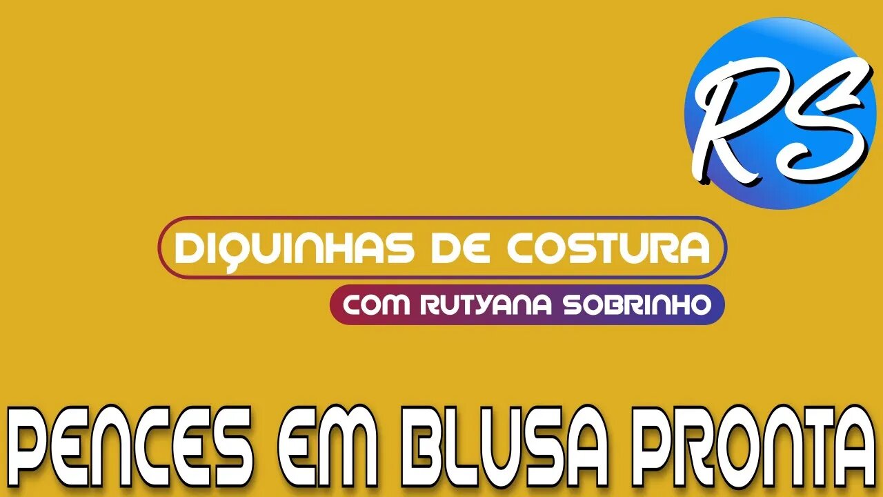 Como Colocar Pences em Blusa Pronta - DEP 161