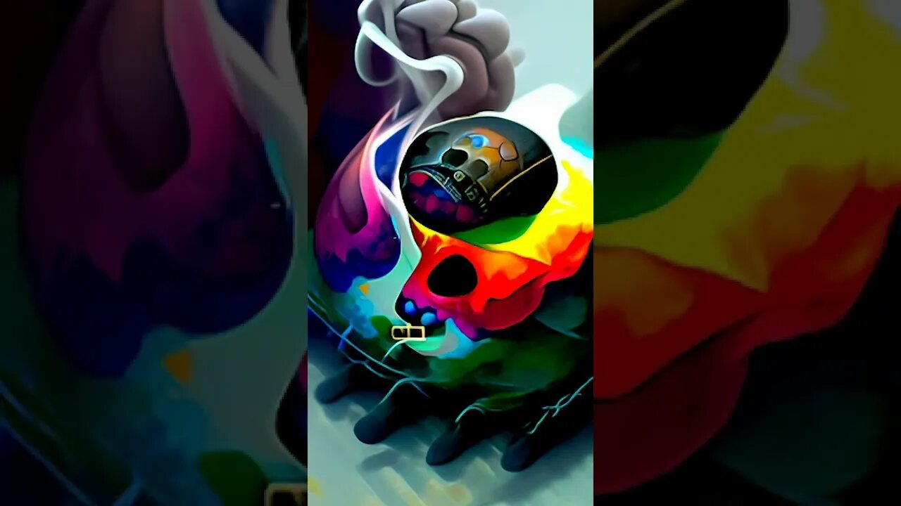 Colorful Skull #digitalart #aiart #abstract #inspiration #art #creative #artwork #discodiffusion #ai