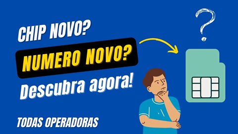 Como saber o número do meu celular - VIVO, OI,CLARO,TIM