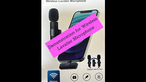 Wireless Lavalier Microphone Demo