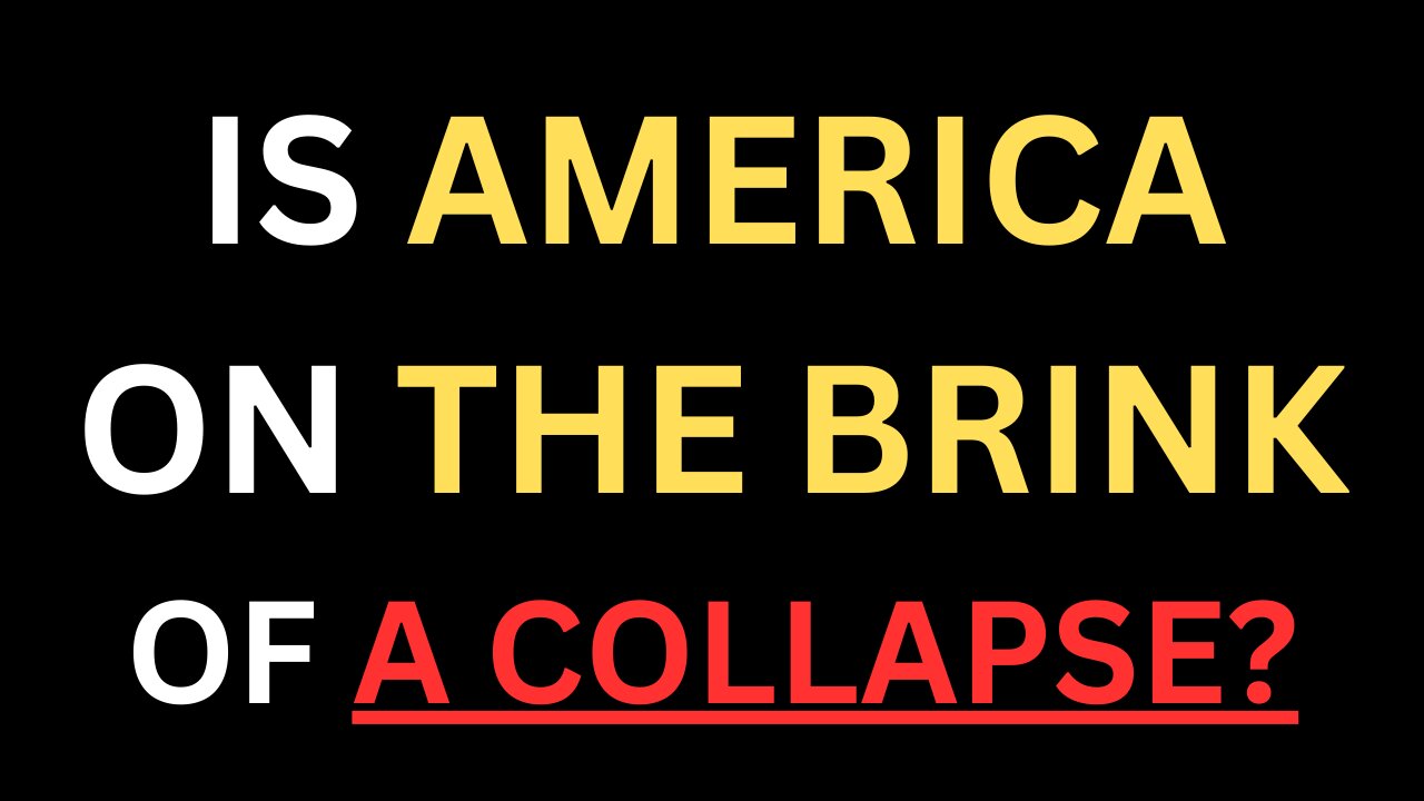 Reacting to: Thomas Sowell: Is America On the Brink of Collapse Like Rome?