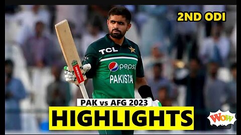 Pakistan vs Afghanistan 2nd ODI full highlights 2023 |PAK vs AFG