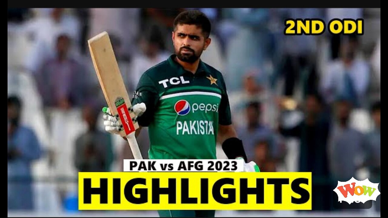 Pakistan vs Afghanistan 2nd ODI full highlights 2023 |PAK vs AFG