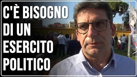 Stefano D'Andrea: "C'è Bisogno di un Esercito Politico" - Marcia della Liberazione, Roma 10 Ottobre