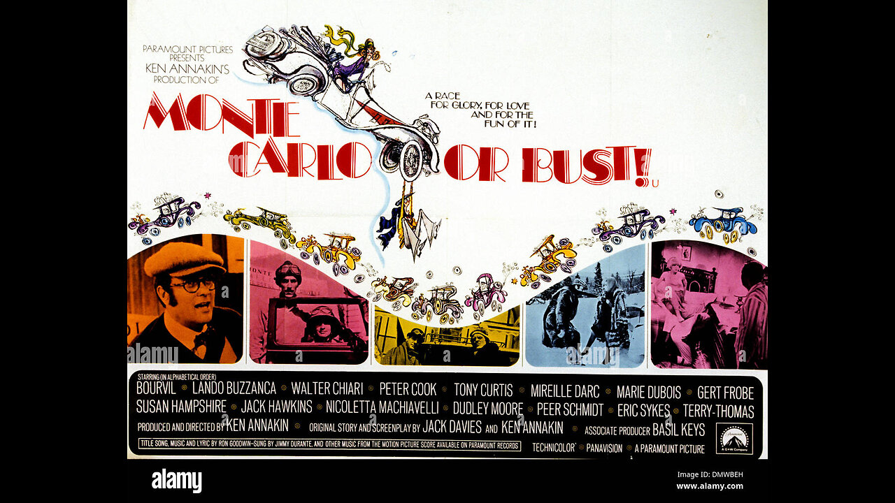 Monte Carlo 🚗 or Bust 1969 - Ci Wspaniali Młodzieńcy w Swych Szalejących Gruchotach -1080p pl