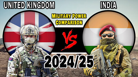 United Kingdom vs India Military Power Comparison 2024/2025 | India vs UK Military Power 2024/2025