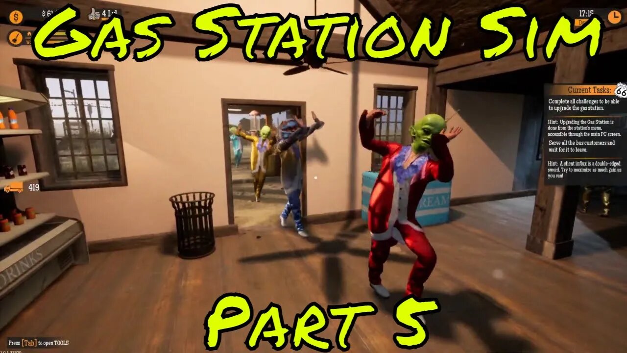 Gas Station Simulator Part 5! Partay Bus!