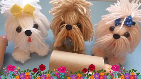 Creative Crafts (Handmade Wool Puppies Diy)