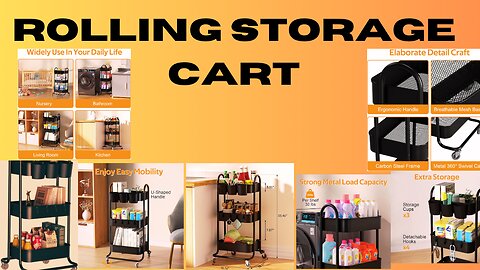 Amazon Rolling Storage Trolley