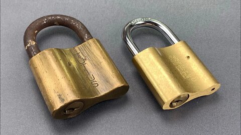 [961] Then & Now: Hungarian Elzett Padlocks Made 60 Years Apart